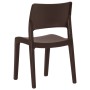 Garden chairs 2 units polypropylene color mocha by vidaXL, Garden chairs - Ref: Foro24-317727, Price: 84,43 €, Discount: %