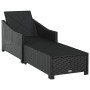 Liegestuhl mit Kissen aus synthetischem Rattan in Cremeweiß von vidaXL, Liegen - Ref: Foro24-317179, Preis: 189,24 €, Rabatt: %