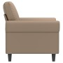 Sillón cuero sintético color capuchino 60 cm en Sofás | Comprar online en Foro24