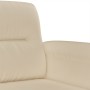 Sillón de tela de microfibra color crema 60 cm en Sofás | Comprar online en Foro24