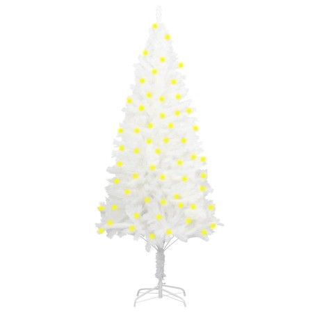 Künstlicher Weihnachtsbaum mit LED und dicken Zweigen weiß 120 cm von vidaXL, Weihnachtsbäume - Ref: Foro24-3077460, Preis: 6...