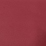 Sofá de 2 plazas de cuero sintético rojo vino 120 cm