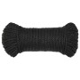 Black polypropylene work rope 8 mm 500 m by vidaXL, Ropes and metal cords - Ref: Foro24-153010, Price: 104,06 €, Discount: %