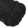 Black polypropylene work rope 8 mm 500 m by vidaXL, Ropes and metal cords - Ref: Foro24-153010, Price: 104,06 €, Discount: %