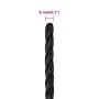 Black polypropylene work rope 8 mm 500 m by vidaXL, Ropes and metal cords - Ref: Foro24-153010, Price: 104,06 €, Discount: %