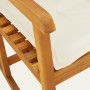 Silla mecedora con cojines madera maciza acacia en Sillas de jardín | Comprar online en Foro24