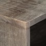 Mueble para TV madera maciza de mango rugosa gris 130x30x46 cm de vidaXL, Muebles TV - Ref: Foro24-282743, Precio: 222,07 €, ...