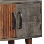 Mueble para TV madera maciza de mango rugosa gris 130x30x46 cm de vidaXL, Muebles TV - Ref: Foro24-282743, Precio: 222,07 €, ...