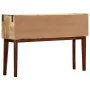 Solid rough mango wood console table 115x30x76 cm by vidaXL, Side tables - Ref: Foro24-282746, Price: 170,80 €, Discount: %