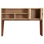 Solid rough mango wood console table 115x30x76 cm by vidaXL, Side tables - Ref: Foro24-282746, Price: 170,80 €, Discount: %
