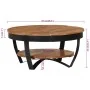 Couchtisch aus massivem Akazienholz, 65 x 65 x 32 cm von vidaXL, Couchtisch - Ref: Foro24-289616, Preis: 126,75 €, Rabatt: %