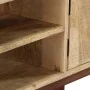 Solid rough mango wood console table 115x30x76 cm by vidaXL, Side tables - Ref: Foro24-282746, Price: 170,80 €, Discount: %