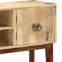 Massiver Konsolentisch aus rauem Mangoholz, 115 x 30 x 76 cm von vidaXL, Seitentische - Ref: Foro24-282746, Preis: 170,79 €, ...