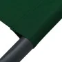 Garden lounger with awning and green cushion by vidaXL, Loungers - Ref: Foro24-313534, Price: 98,57 €, Discount: %