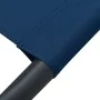 Garden lounger with canopy and blue cushion by vidaXL, Loungers - Ref: Foro24-313535, Price: 87,70 €, Discount: %