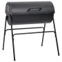 Parrilla barril 2 rejillas de cocción negro acero 80x95x90 cm by vidaXL, Barbecues - Ref: Foro24-313635, Price: 128,07 €, Dis...