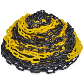 Yellow and Black Warning Chain 30m by vidaXL, Safety signs - Ref: Foro24-141817, Price: 33,14 €, Discount: %