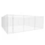 Galvanized steel outdoor kennel 570x570x185 cm by vidaXL, Dog kennels and fences - Ref: Foro24-145034, Price: 618,25 €, Disco...