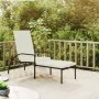 Brown synthetic rattan sun lounger with footrest by vidaXL, Loungers - Ref: Foro24-317628, Price: 91,61 €, Discount: %