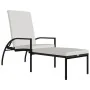 Brown synthetic rattan sun lounger with footrest by vidaXL, Loungers - Ref: Foro24-317628, Price: 91,61 €, Discount: %