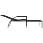 Brown synthetic rattan sun lounger with footrest by vidaXL, Loungers - Ref: Foro24-317628, Price: 91,61 €, Discount: %