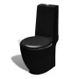 WC- und Bidet-Set aus schwarzer Keramik von vidaXL, Badewannen und Bidets - Ref: Foro24-270060, Preis: 411,70 €, Rabatt: %