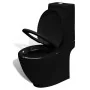 WC- und Bidet-Set aus schwarzer Keramik von vidaXL, Badewannen und Bidets - Ref: Foro24-270060, Preis: 411,70 €, Rabatt: %