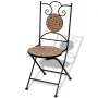 Klappbare Bistro-Gartenstühle 2 Stück Terrakotta-Keramik von vidaXL, Gartenstühle - Ref: Foro24-41529, Preis: 149,70 €, Rabat...