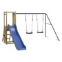 Parque infantil de exterior madera de pino impregnada de vidaXL, Columpios y estructuras de juegos - Ref: Foro24-3155929, Pre...