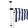 Manuell einziehbare Markise 200 cm blau-weiß gestreift von vidaXL, Markisen - Ref: Foro24-43220, Preis: 62,50 €, Rabatt: %