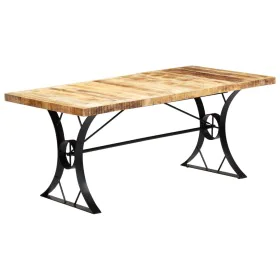 Massiver Mangoholz-Esstisch 180x90x76 cm von vidaXL, Küchen- und Esstische - Ref: Foro24-282766, Preis: 390,95 €, Rabatt: %