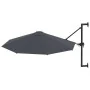 Wandschirm mit Metallstange 300 cm Anthrazit von vidaXL, Sonnenschirme - Ref: Foro24-44865, Preis: 94,90 €, Rabatt: %