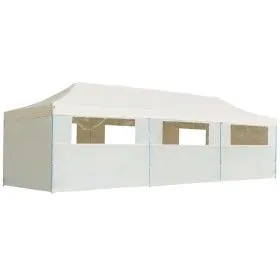 Carpa plegable Pop-up con 8 paredes laterales 3x9 m crema de vidaXL, Carpas y cenadores - Ref: Foro24-44976, Precio: 355,36 €...