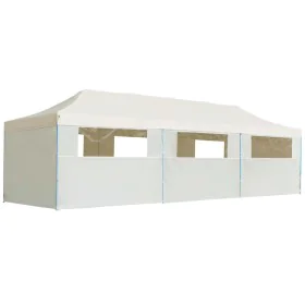 Pop-up-Faltzelt mit 8 Seitenwänden 3x9 m creme von vidaXL, Zelte und Pavillons - Ref: Foro24-44976, Preis: 354,01 €, Rabatt: %