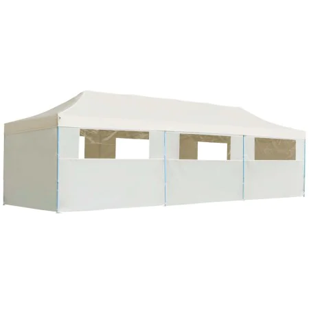 Pop-up-Faltzelt mit 8 Seitenwänden 3x9 m creme von vidaXL, Zelte und Pavillons - Ref: Foro24-44976, Preis: 354,01 €, Rabatt: %