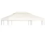 Cubierta de repuesto de cenador 310 g/m² blanco crema 3x4 m de vidaXL, Cubiertas para carpas y cenadores - Ref: Foro24-40880,...