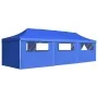 Pop-up folding tent with 8 side walls 3x9 m blue by vidaXL, Tents and gazebos - Ref: Foro24-44979, Price: 365,69 €, Discount: %