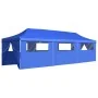 Carpa plegable Pop-up con 8 paredes laterales 3x9 m azul de vidaXL, Carpas y cenadores - Ref: Foro24-44979, Precio: 361,20 €,...