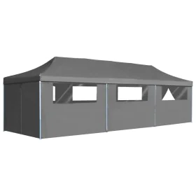 Folding pop-up party tent with 8 anthracite walls 3x9 m by vidaXL, Tents and gazebos - Ref: Foro24-44982, Price: 355,17 €, Di...