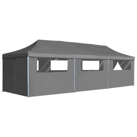 Folding pop-up party tent with 8 anthracite walls 3x9 m by vidaXL, Tents and gazebos - Ref: Foro24-44982, Price: 355,17 €, Di...
