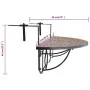 Hängender Balkontisch aus Terrakotta-Mosaik von vidaXL, Gartentische - Ref: Foro24-41123, Preis: 77,02 €, Rabatt: %