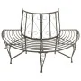 Halbrunde Gartenbaumbank aus Stahl 160 cm von vidaXL, Gartenbänke - Ref: Foro24-313034, Preis: 154,13 €, Rabatt: %