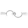 Lámpara de techo pantallas cerámica cono blanco 3 bombillas E14 de vidaXL, Apliques de techo - Ref: Foro24-289232, Precio: 30...
