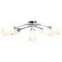Ceiling lamp with white ceramic cone shades, 5 E14 bulbs by vidaXL, ceiling lights - Ref: Foro24-289238, Price: 52,57 €, Disc...