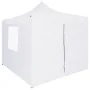 Professional folding tent with 4 walls white steel 3x3 m by vidaXL, Tents and gazebos - Ref: Foro24-48861, Price: 159,15 €, D...