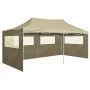 Professionelles faltbares Zelt mit 4 Wänden aus Stahl in Creme-Farbe 3x6m von vidaXL, Zelte und Pavillons - Ref: Foro24-48866...