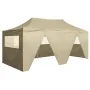 Professionelles faltbares Zelt mit 4 Wänden aus Stahl in Creme-Farbe 3x6m von vidaXL, Zelte und Pavillons - Ref: Foro24-48866...
