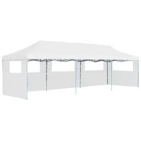 Carpa de fiestas pop-up plegable con 5 paredes blanco 3x9 m de vidaXL, Carpas y cenadores - Ref: Foro24-48873, Precio: 368,01...