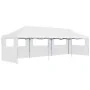 Folding pop-up party tent with 5 walls white 3x9 m by vidaXL, Tents and gazebos - Ref: Foro24-48873, Price: 368,32 €, Discoun...