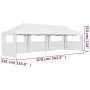 Folding pop-up party tent with 5 walls white 3x9 m by vidaXL, Tents and gazebos - Ref: Foro24-48873, Price: 368,32 €, Discoun...